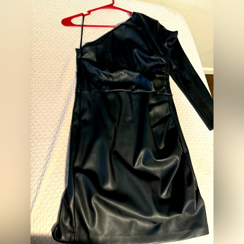 Express pleather dress